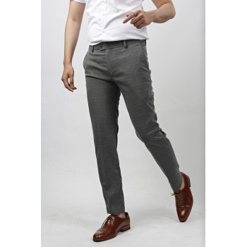 QUẦN ÂU LUXURY XÁM CARO