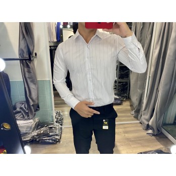 ÁO BAMBOO SỌC TRẮNG